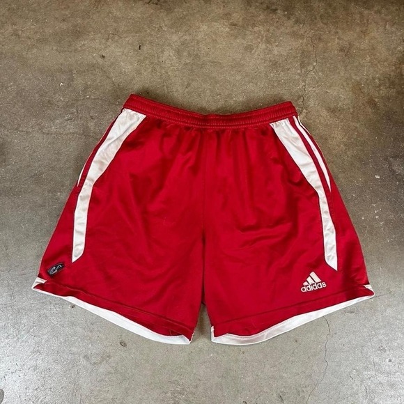 adidas Pants - Vintage Y2K Adidas red shorts Women's Size L